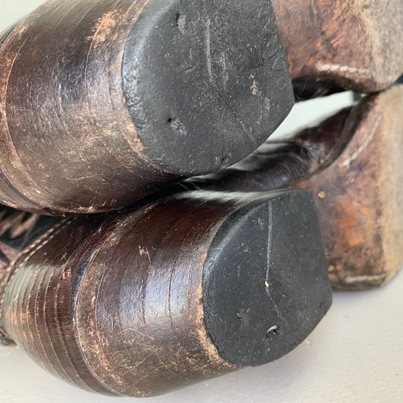 Vintage 1970s Tony Lama Cowboy Boots Teju Lizard Women's Dark Brown Size 5.5 M - Picture 12 of 14